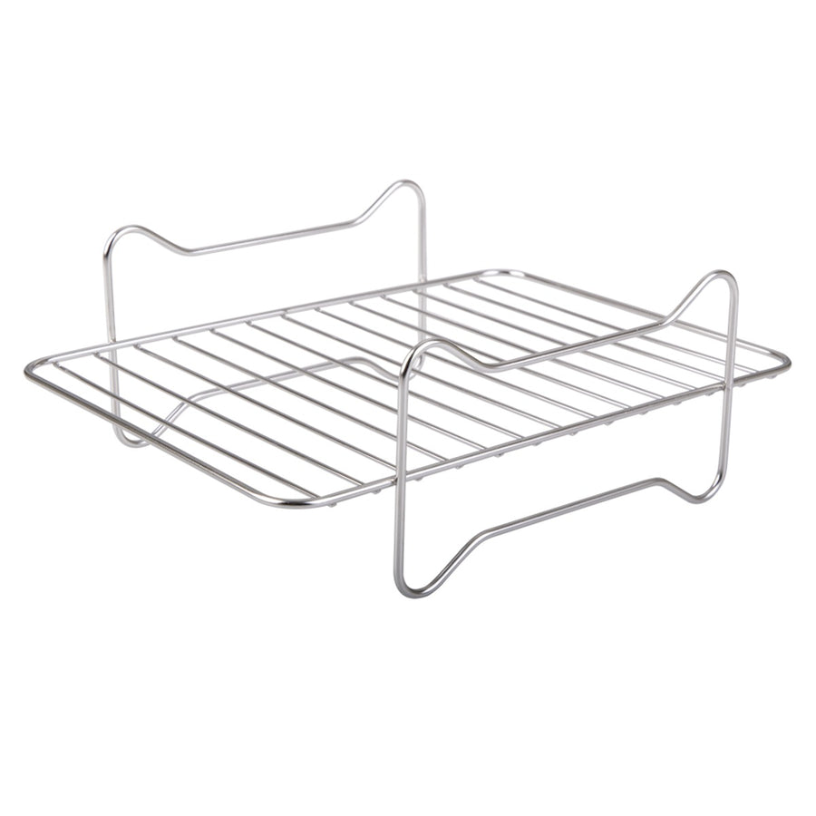 Appetito Stainless Steel Rectangle Air Fryer Rack (22X16Cm)