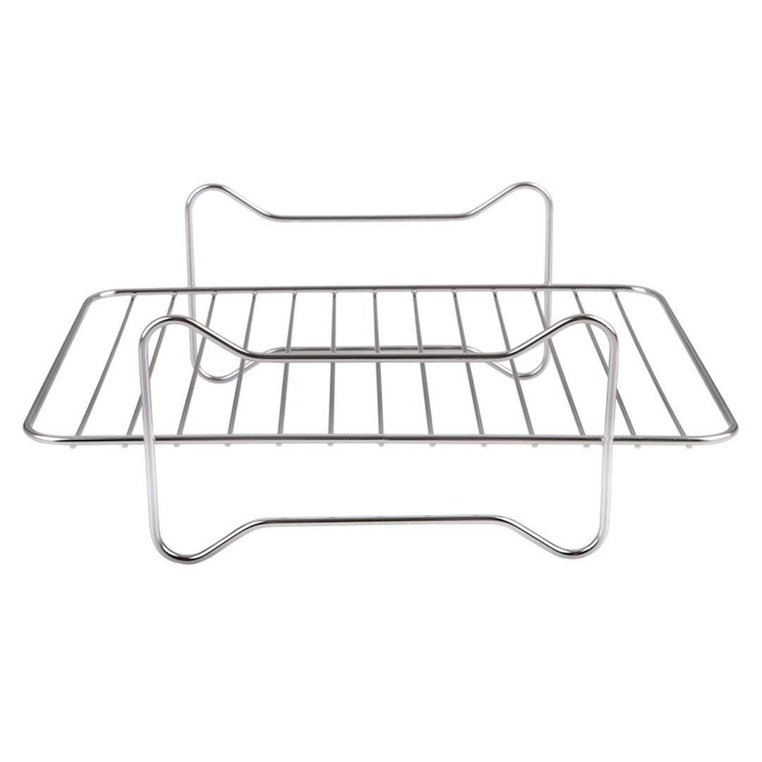 Appetito Stainless Steel Rectangle Air Fryer Rack (22X16Cm)