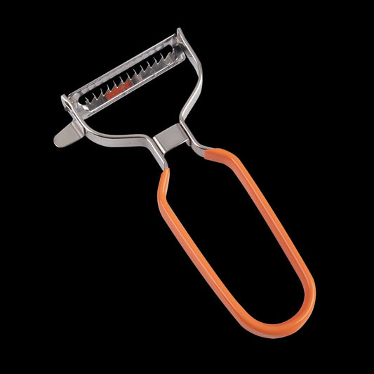 Julienne 'y' Peeler W/ Japanese Stainless Steel Blade (orange)