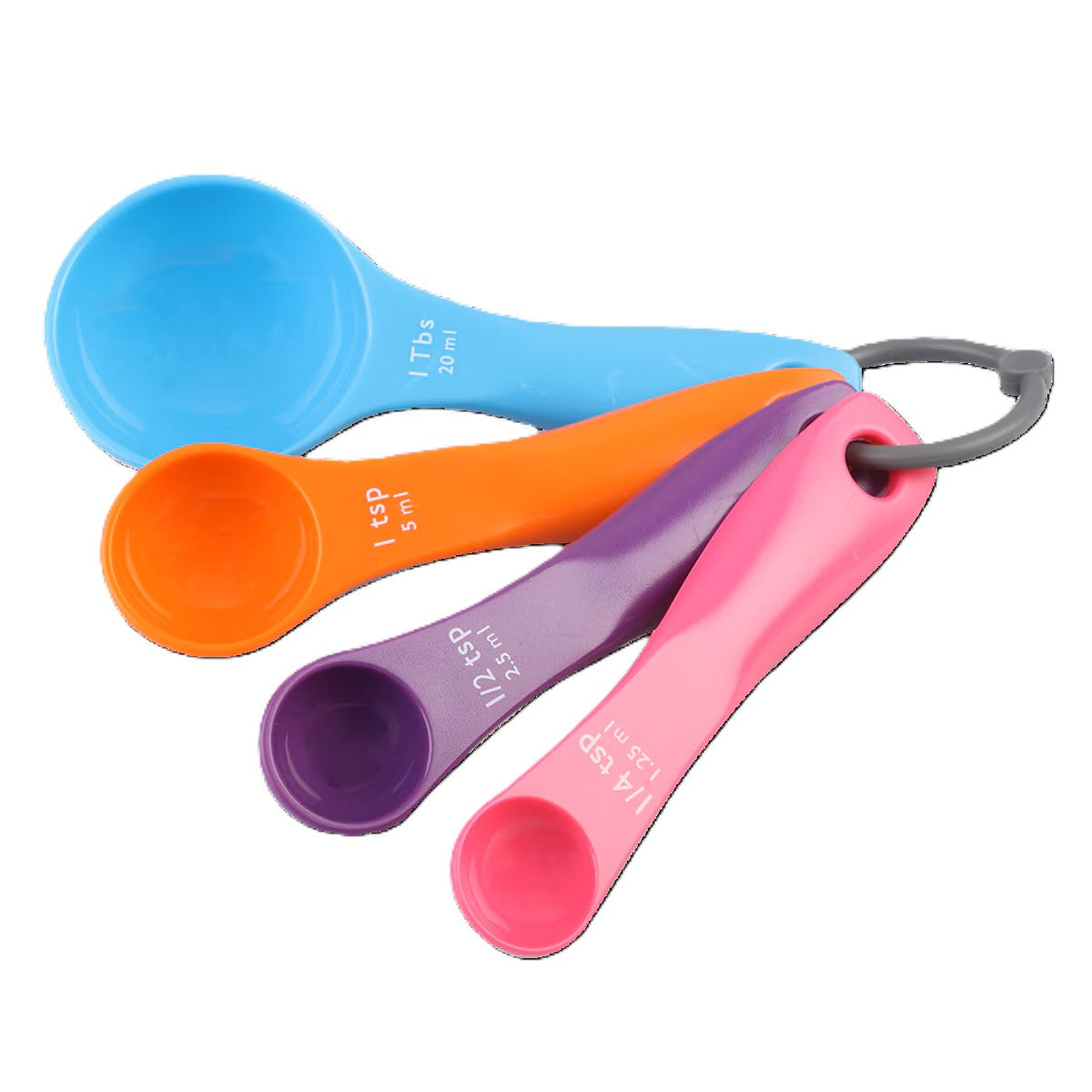Measuring Spoons Multi Colour (aust Standard) Set Of 4