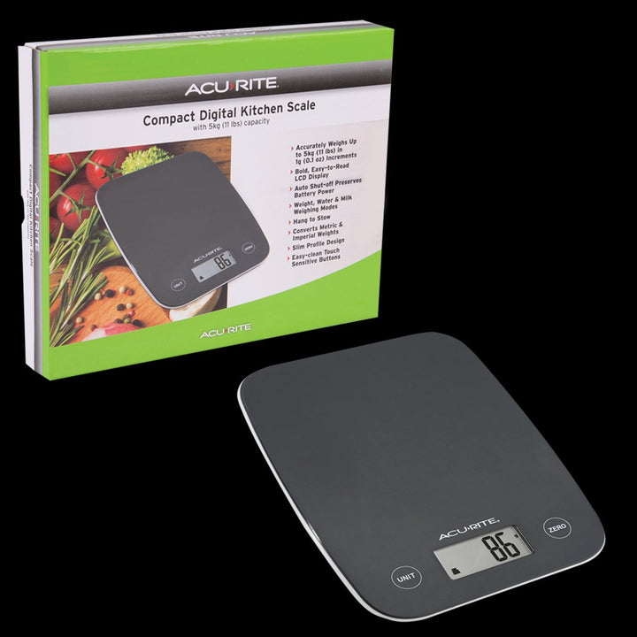 Compact Digital Scale (Black)