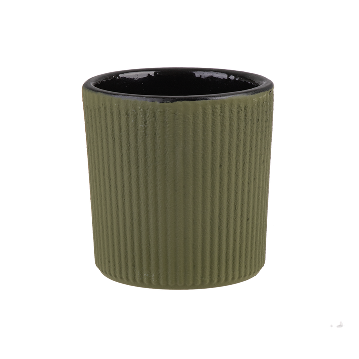 Teaology Cast Iron Tea Cup 120ml Set 2 - Serenity - Olive