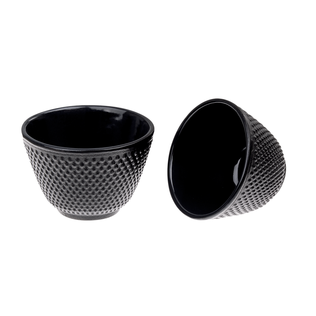 Cast Iron Tea Cup 120Ml Set 2 - Fine Hobnail