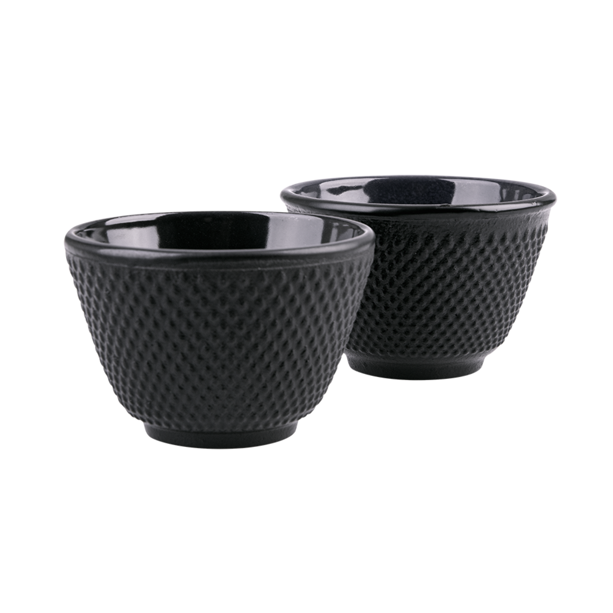 Cast Iron Tea Cup 120Ml Set 2 - Fine Hobnail