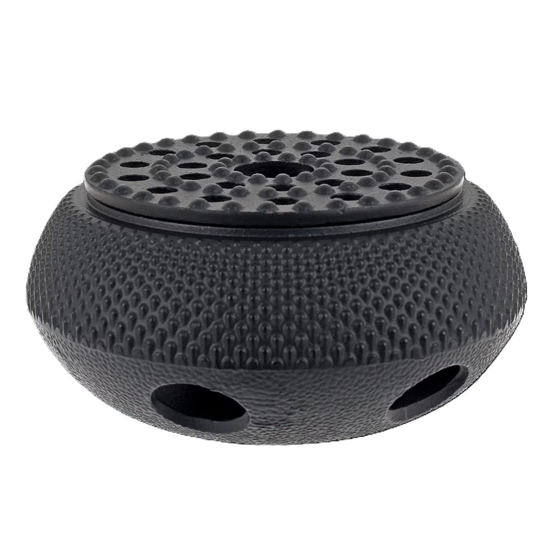 Cast Iron Teapot Warmer 13.5cm Dia. Fine Hobnail (black)