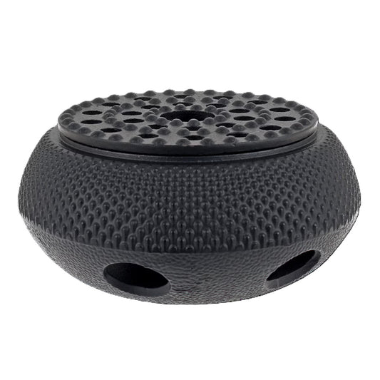 Cast Iron Teapot Warmer 13.5cm Dia. Fine Hobnail (black)