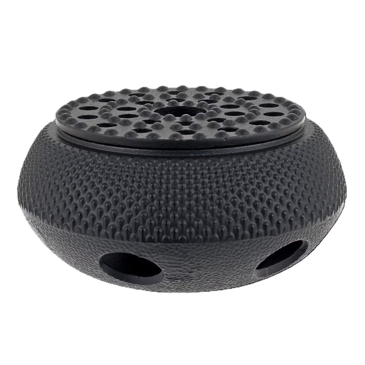 Cast Iron Teapot Warmer 13.5cm Dia. Fine Hobnail (black)