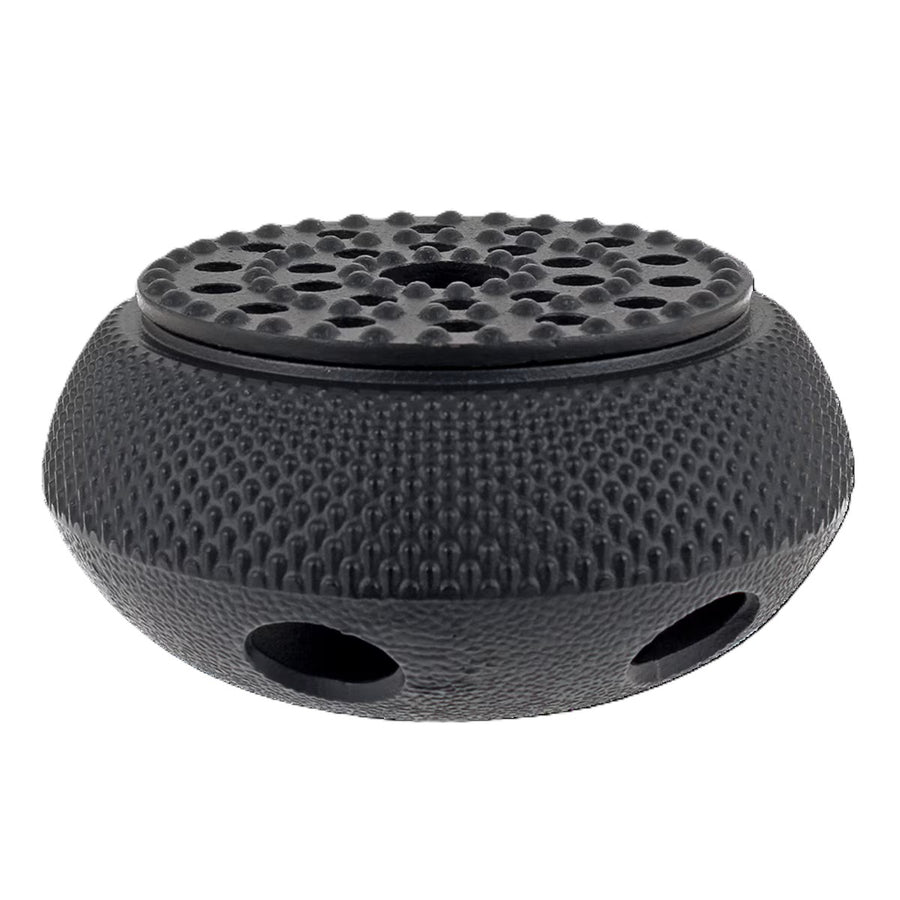 Cast Iron Teapot Warmer 13.5cm Dia. Fine Hobnail (black)