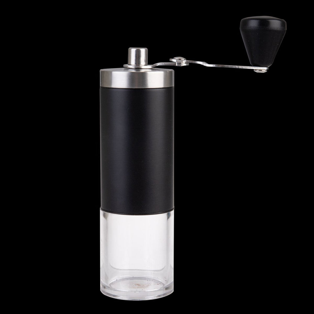 S/s Hand Coffee Grinder With Ceramic Burr - Black