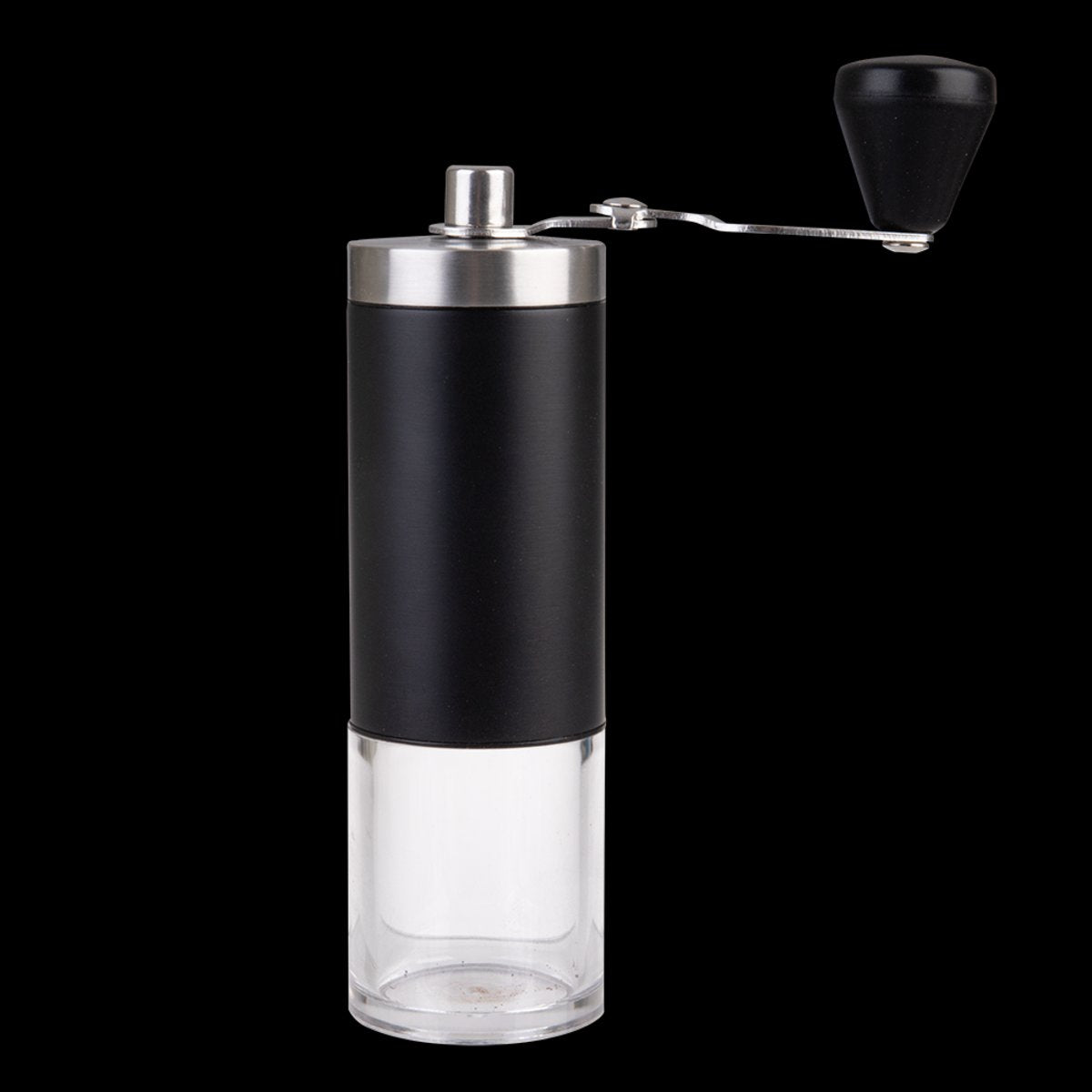 S/s Hand Coffee Grinder With Ceramic Burr - Black