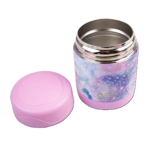 S/S Double Wall Insulated Kid'S Food Flask 300Ml - Galaxy