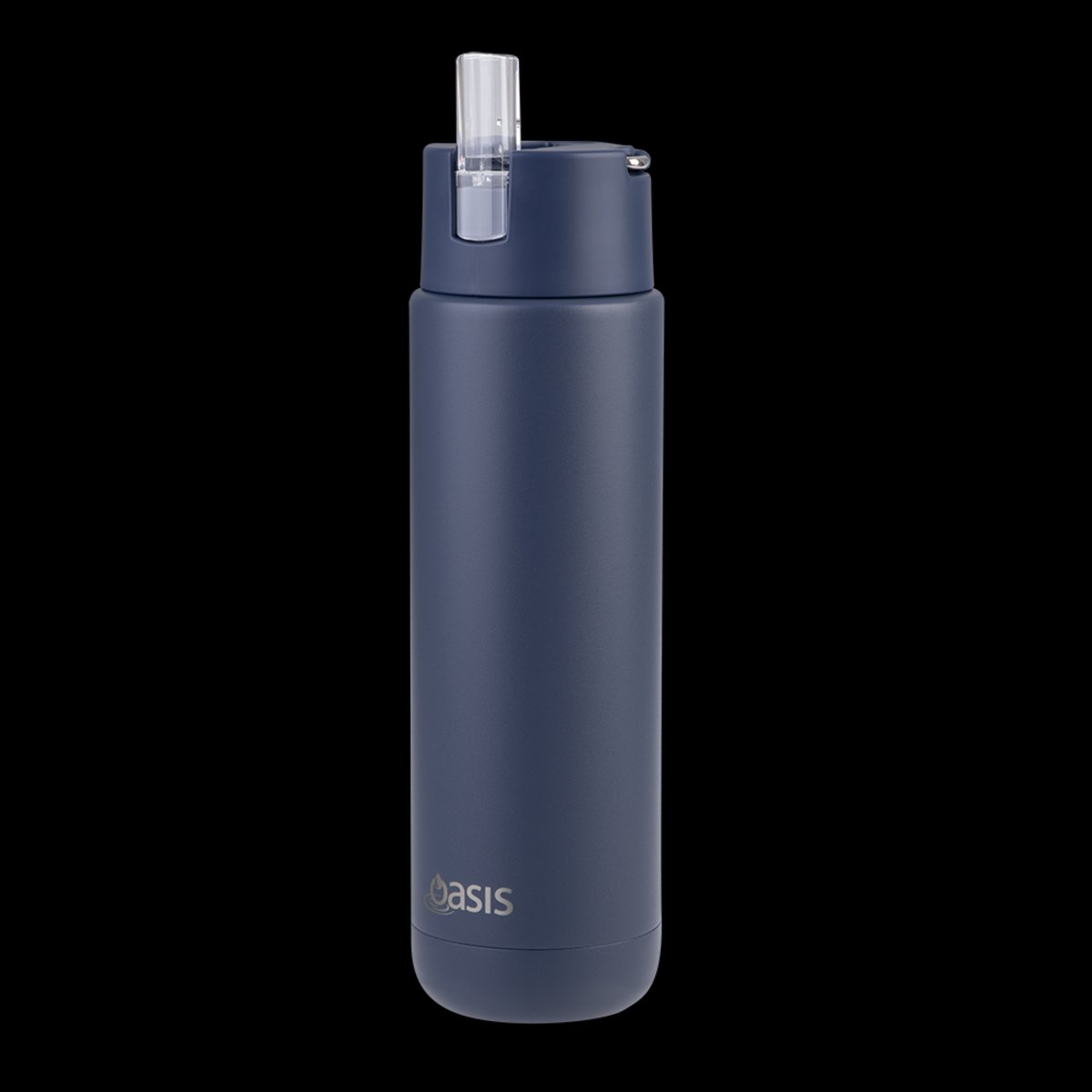 Oasis Ceramic Lined S/S Triple Wall Insulated "Moda" Drink Bottle 700Ml  (Indigo)