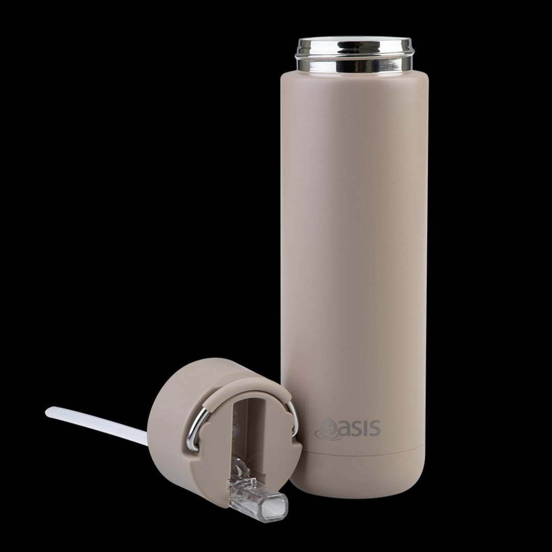 Oasis Ceramic Lined S/S Triple Wall Insulated "Moda" Drink Bottle 700Ml  (Latte)