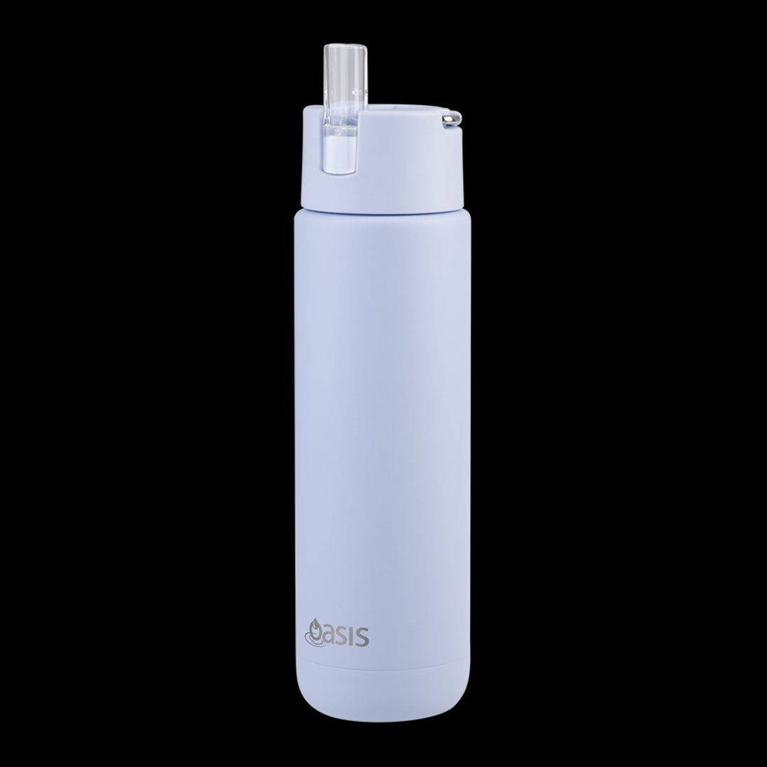 Oasis Ceramic Lined S/S Triple Wall Insulated "Moda" Drink Bottle 700Ml (Periwinkle)