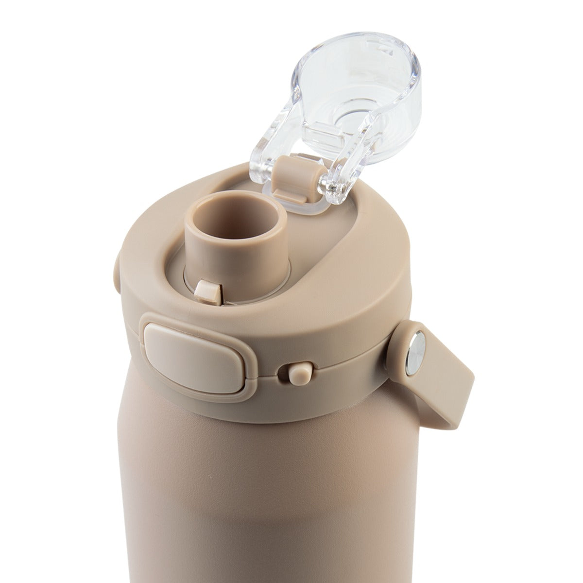 Oasis Ceramic Lined S/s Triple Wall Insulated "capri" Drink Bottle W/ Quick Release Lid 750ml Latte