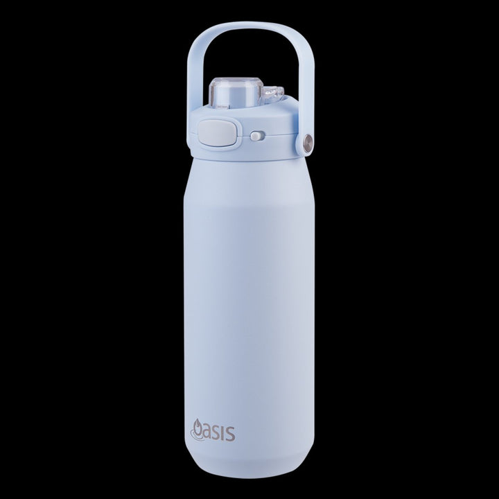 Oasis Ceramic Lined S/s Triple Wall Insulated "capri" Drink Bottle W/ Quick Release Lid 750ml (periwinkle)