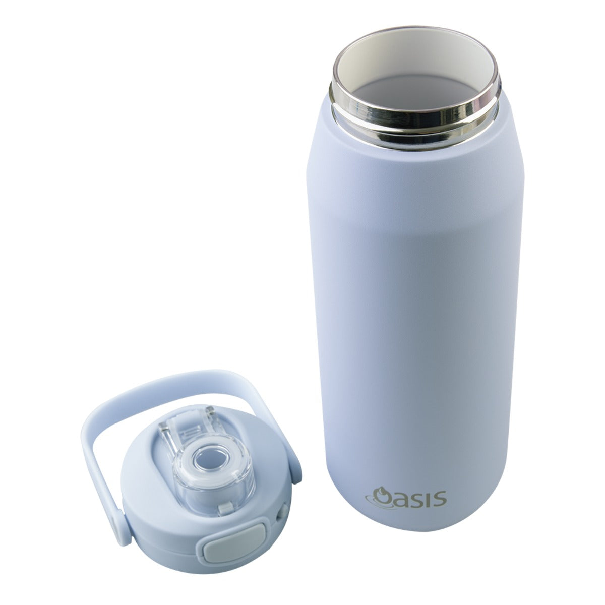 Oasis Ceramic Lined S/s Triple Wall Insulated "capri" Drink Bottle W/ Quick Release Lid 750ml (periwinkle)