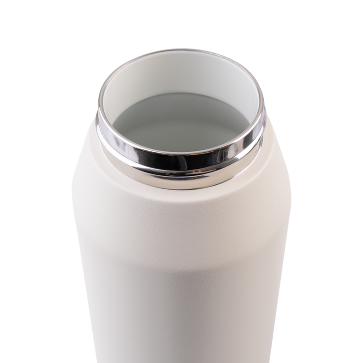 Oasis Ceramic Lined S/S Triple Wall Insulated "Capri" Drink Bottle W/ Quick Release Lid 1L ALABASTER