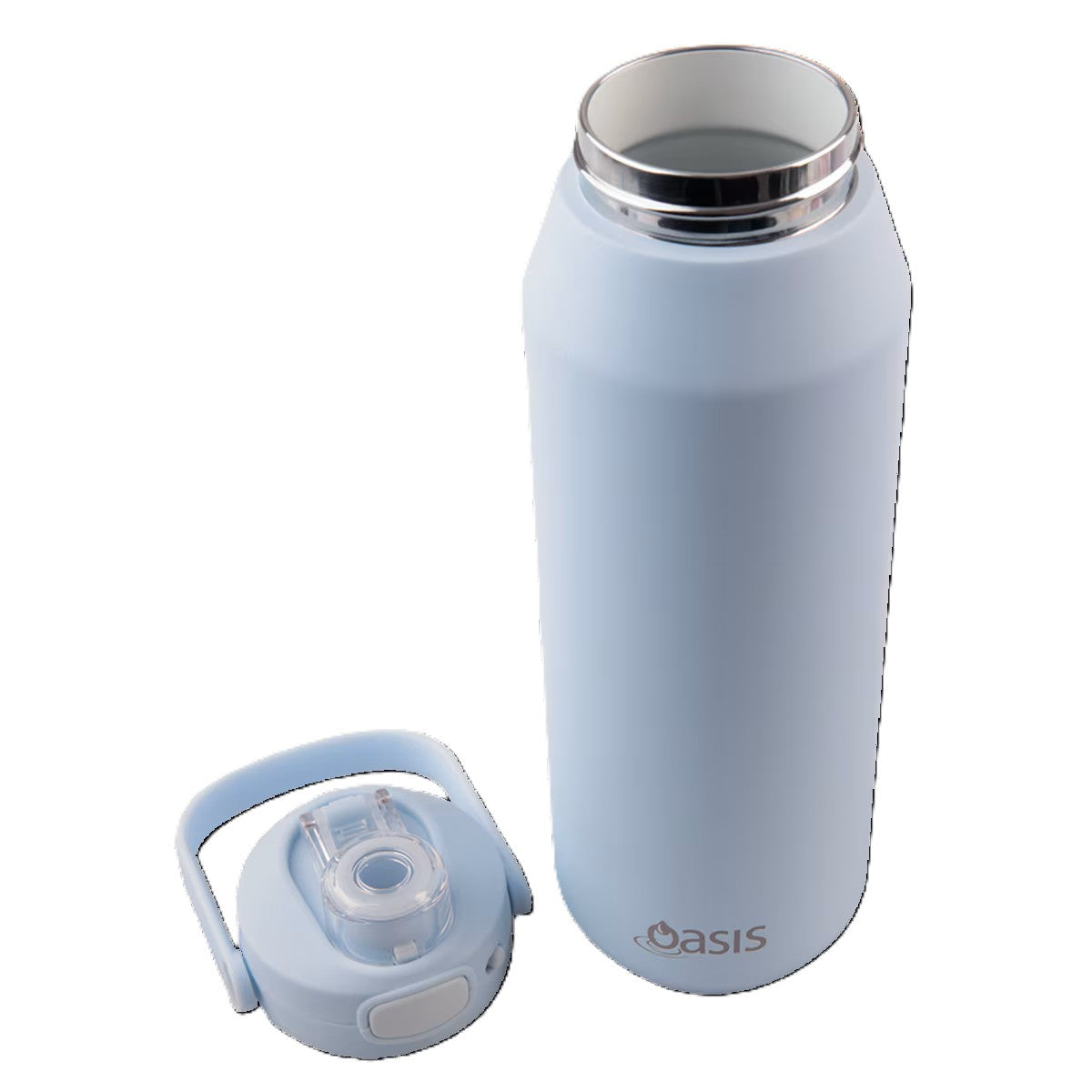 Oasis Ceramic Lined S/S Triple Wall Insulated "Capri" Drink Bottle W/ Quick Release Lid 1L Periwinkle