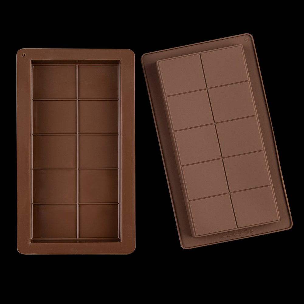 Silicone Chocolate Bar Mould Set 2 (chocolate)