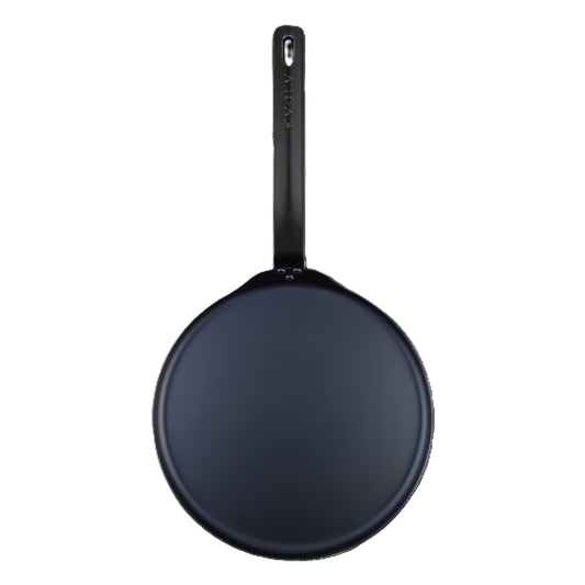 Evolv Pre-Seasoned Carbon Steel Crepe/Roti Pan - 28Cm