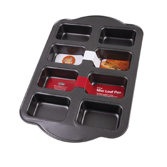 Mini Loaf 8 Cup Pan N/S Metal