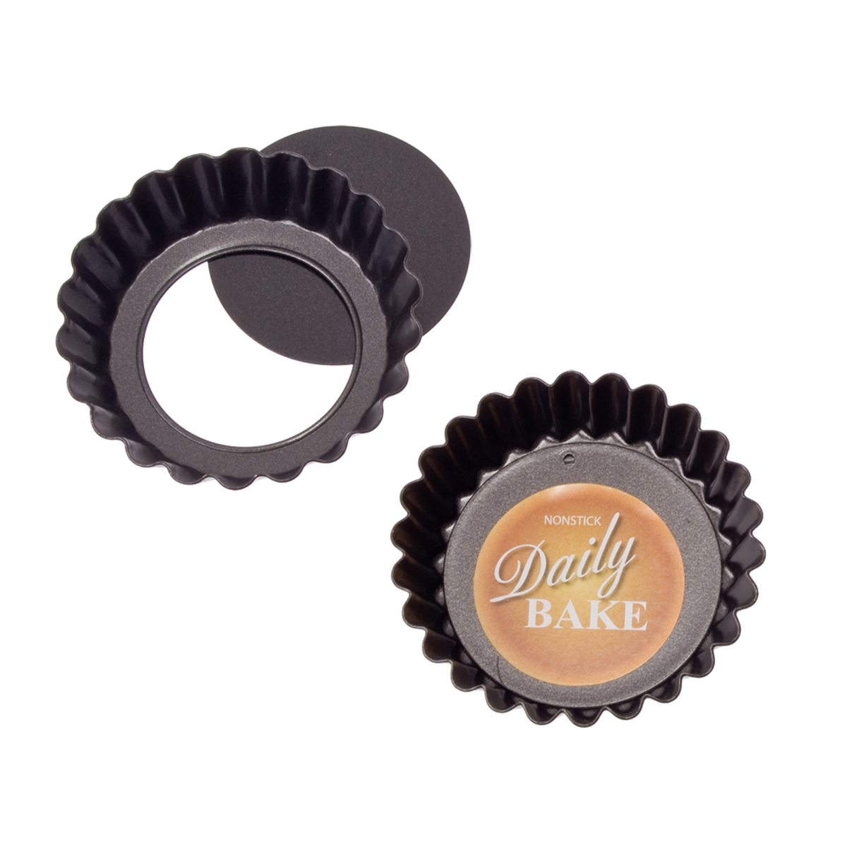 7.5cm X 2cm Non Stick Mini Quiche Pan