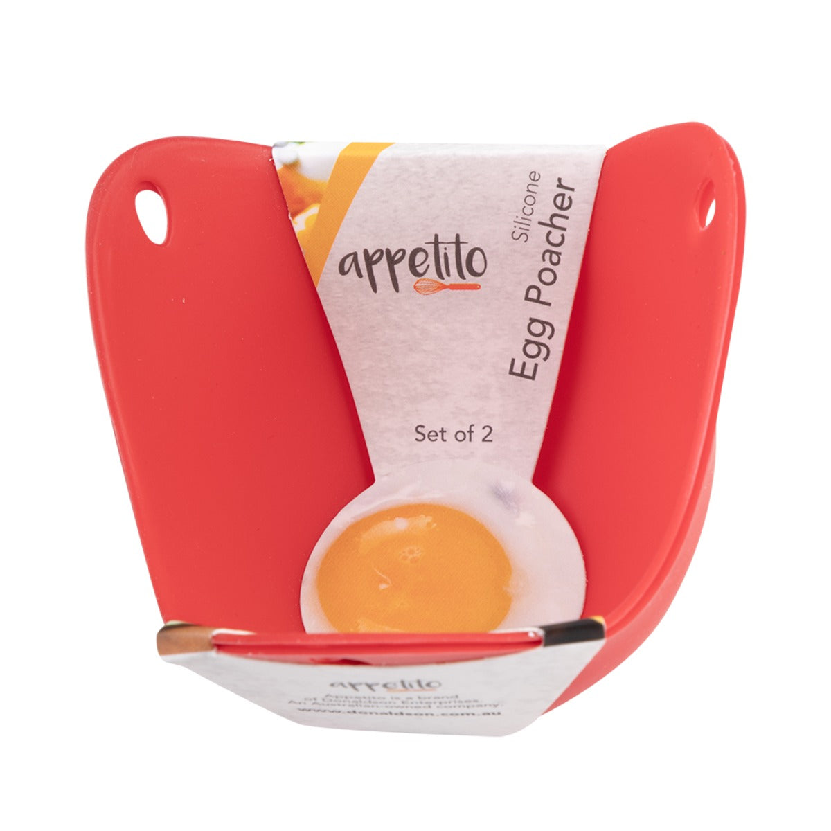 Silicone Egg Poachers Set 2 - Assorted Colours