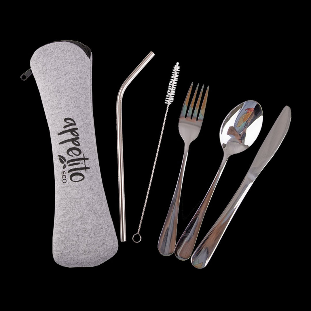 Appetito 5 Pce S/S Traveller'S Cutlery Set