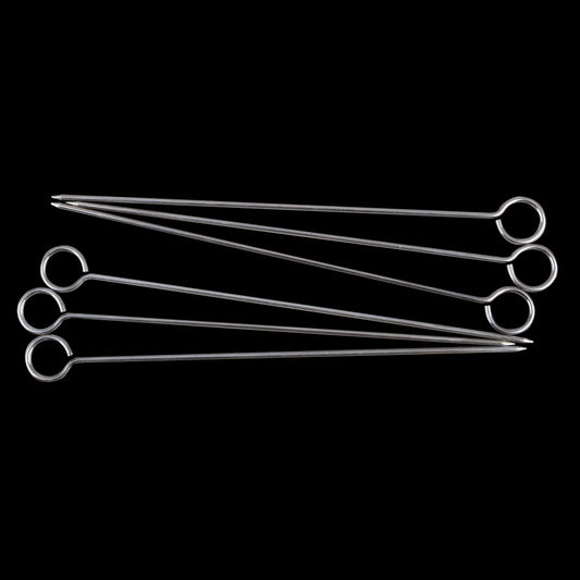 Chrome Skewers 25cm/10 Set 6