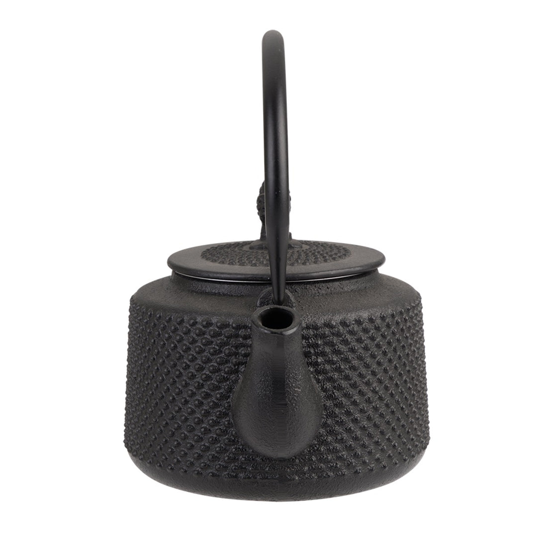 Tall Hobnail 850ml - Black Teapot