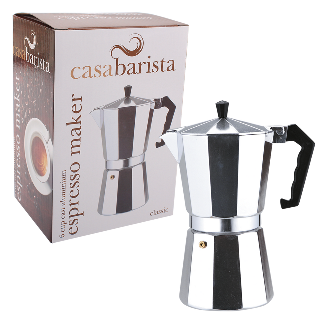 "classic" 6 Cup Aluminium Espresso Coffee Maker