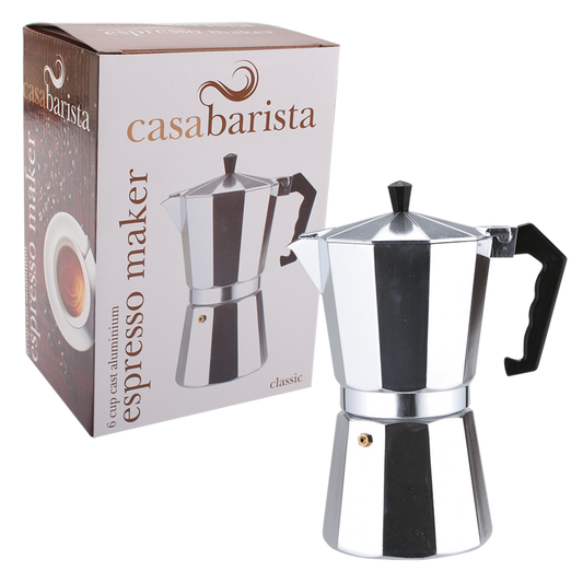 "classic" 6 Cup Aluminium Espresso Coffee Maker
