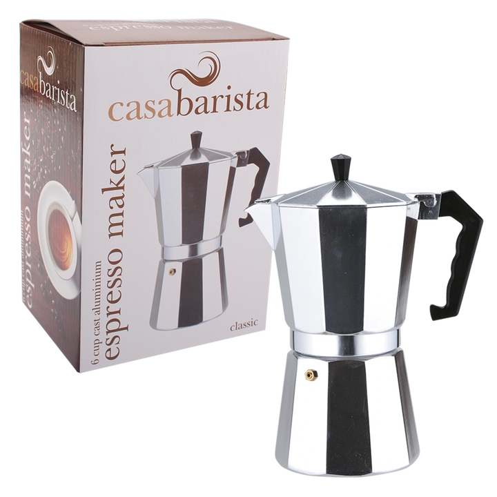 "classic" 6 Cup Aluminium Espresso Coffee Maker