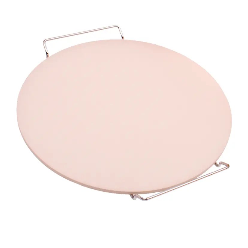 Pizza Stone Ceramic With Rack 33cm