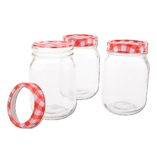 Appetito Mason Preserving Jar - 500Ml Set Of 6