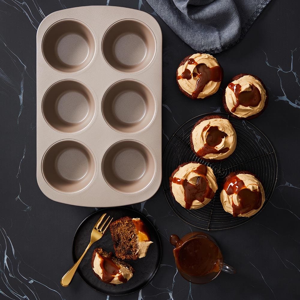 Stanley Rogers Ceramabake Large Texas Muffin 6 Cup