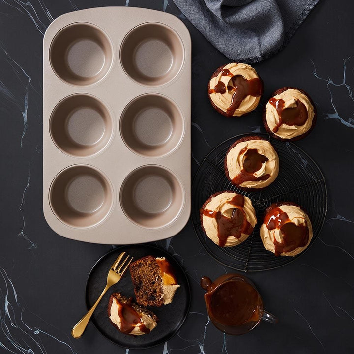 Stanley Rogers Ceramabake Large Texas Muffin 6 Cup