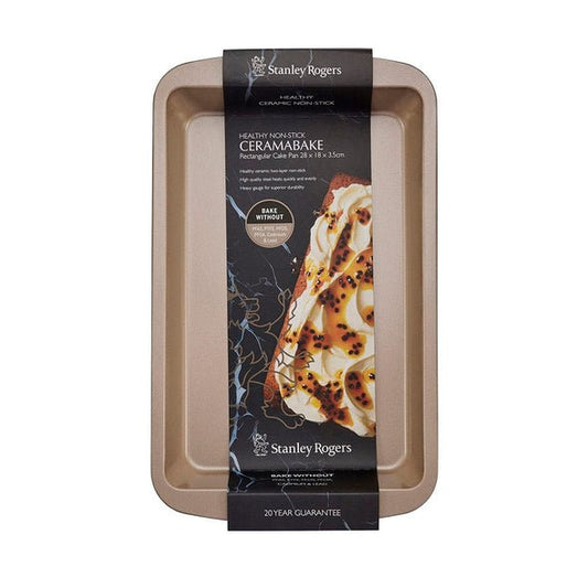Stanley Rogers Ceramabake Rectangular Cake Pan 28x18cm