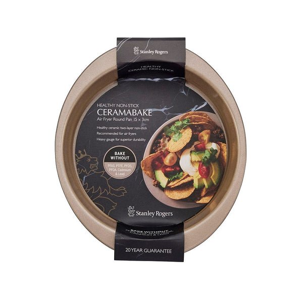 Stanley Rogers Ceramabake Round Air Fry Pan 15cm