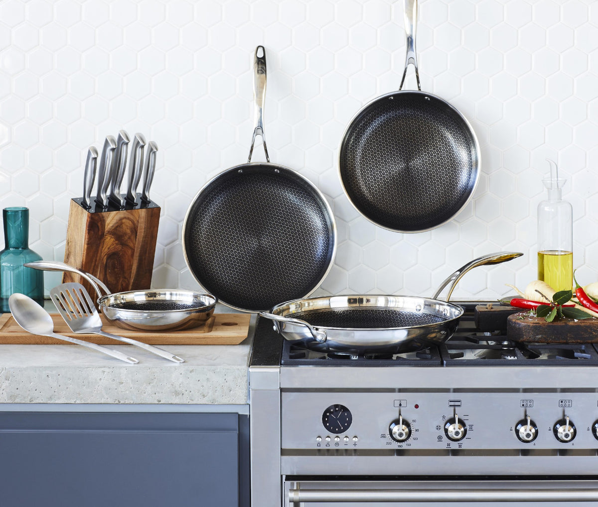Stanley Rodgers Matrix Frypan Set 24cm And 28cm