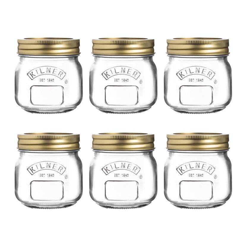Kilner Preserve Jars 250ml Set Of 6
