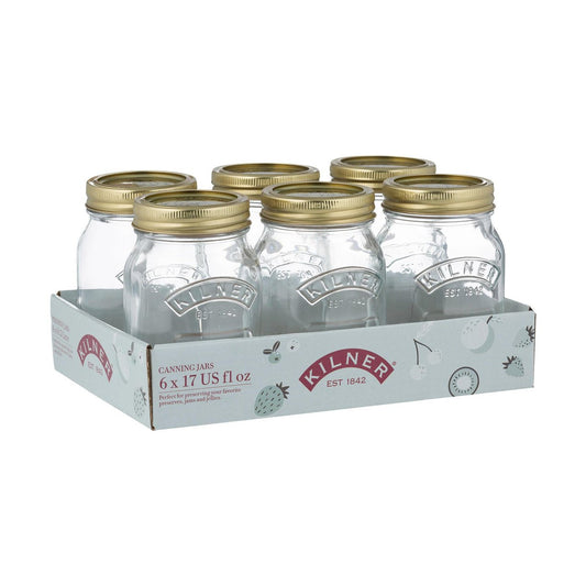 Kilner Preserve Jars 500ml Set Of 6