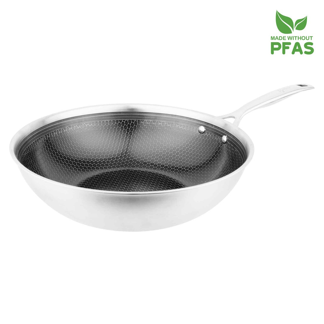 Pyrolux Pyrohex Wok With Helper Handle 32Cm