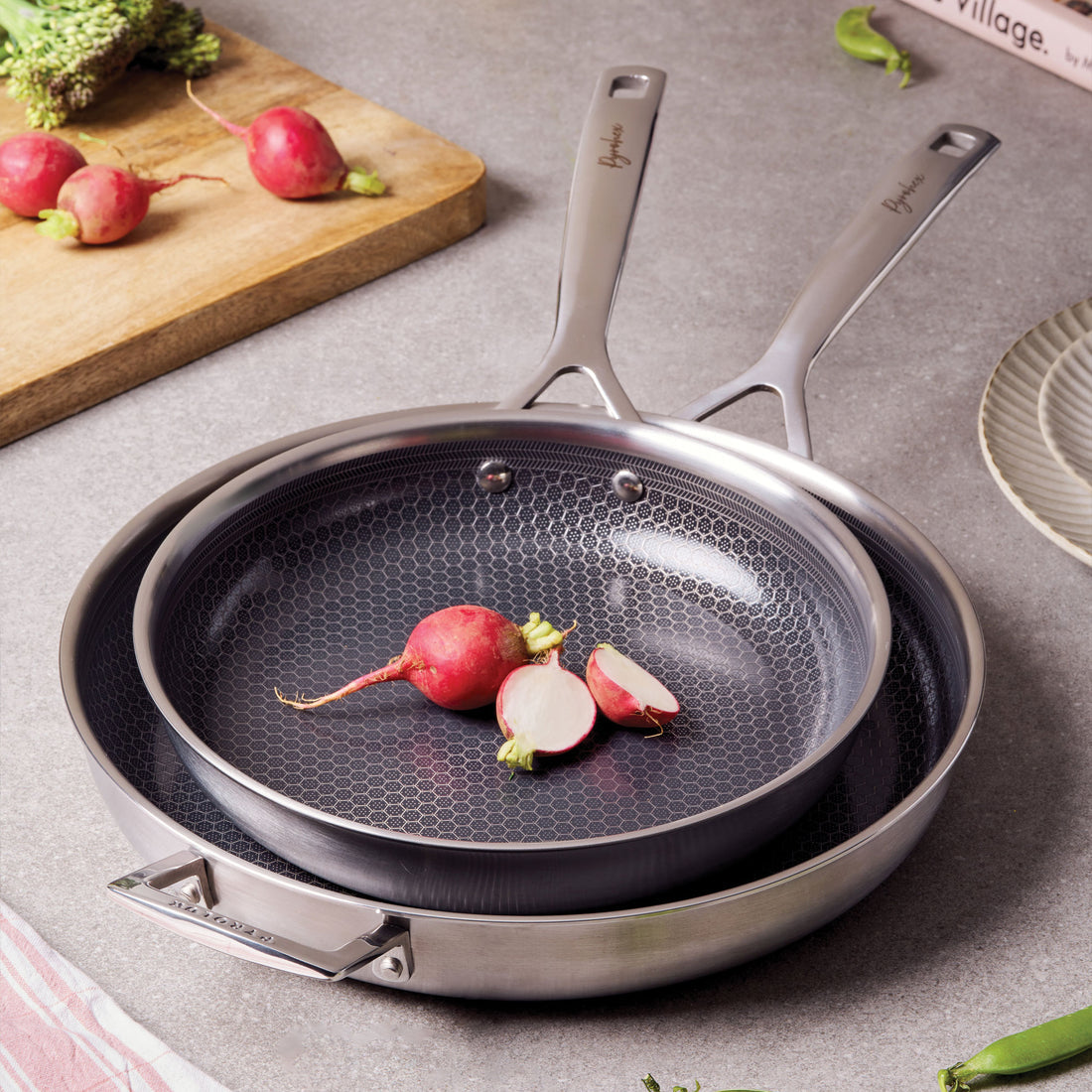 Pyrolux Pyrohex Fry Pan Set 20 & 28Cm
