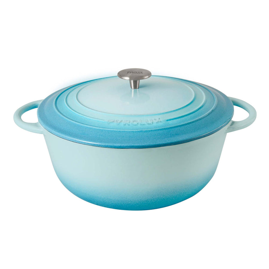Pyrolux Pyrochef Round French Oven 28cm/6l Duck Egg Blue
