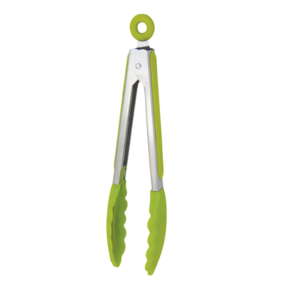 Avanti 23cm Stainless Steel/Silicone Tongs GREEN