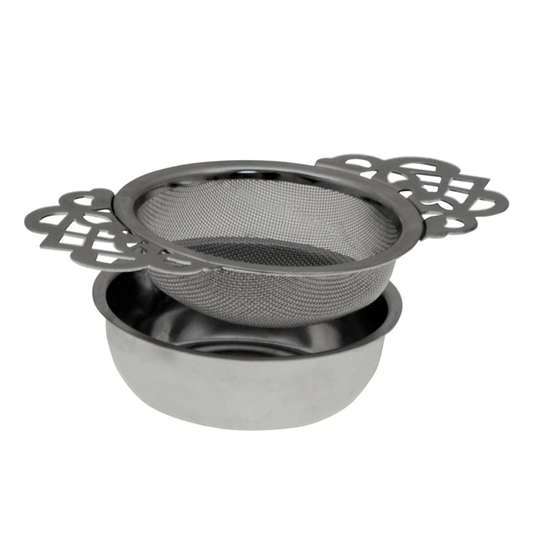 Avanti Empress Tea Strainer W/drip Tray