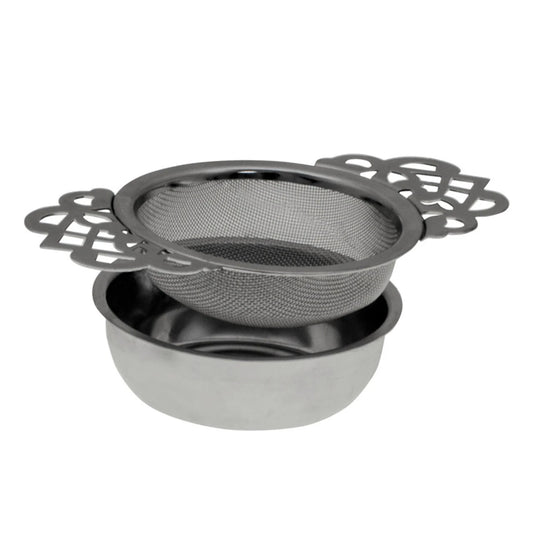 Avanti Empress Tea Strainer W/drip Tray