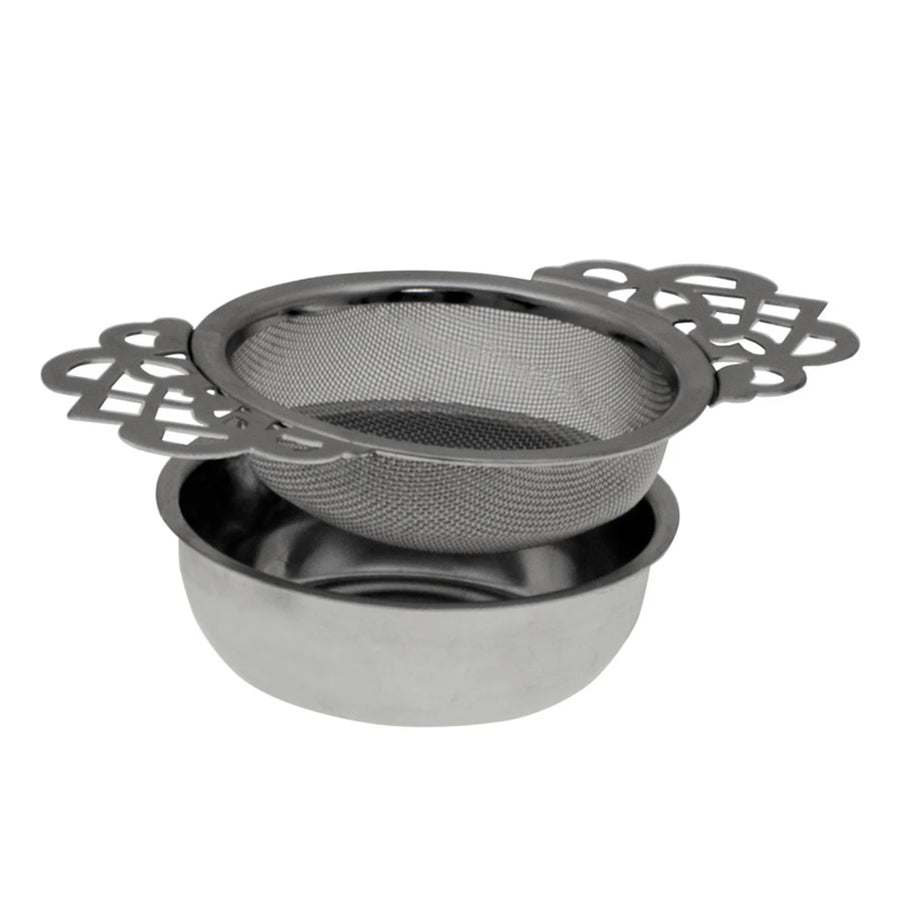 Avanti Empress Tea Strainer W/drip Tray